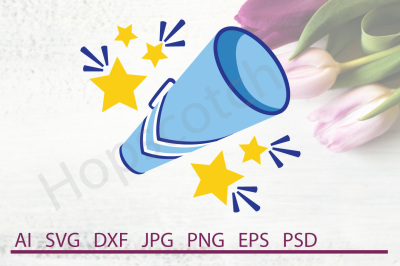 Megaphone SVG, Megaphone DXF, Cuttable File