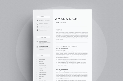 Word resume 
