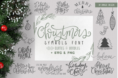 Christmas Symbols Font