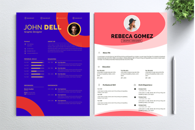 Cv Resume 2 concept bundles MC vol. 17