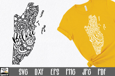 Belize SVG File - Belize Mandala Design