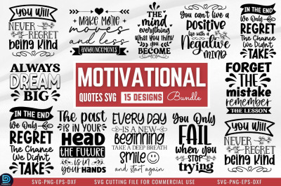 Motivational Quotes Svg Bundle